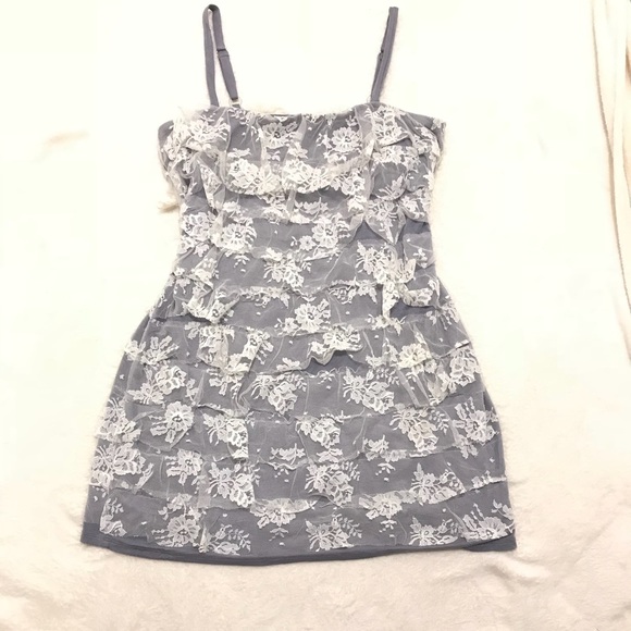 torrid Dresses & Skirts - Torrid light blue lacy mini dress